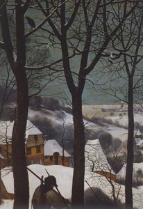 雪の中のハンターたち 作： Pieter Bruegel the Elder