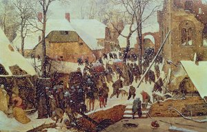 雪の中の三王礼拝 作： Pieter the Elder Bruegel