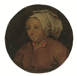 女性の頭部（油彩・パネル） 作： Pieter the Younger Brueghel