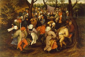 農民の結婚式のダンス、1607 作： Pieter Brueghel the Younger