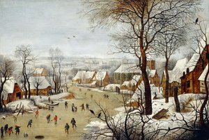 バードトラップ、 作： Pieter Brueghel the Younger