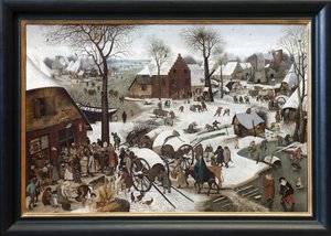 ベツレヘムの国勢調査 作： Pieter Brueghel the Younger