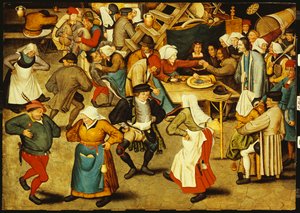 インドアウェディングダンス 作： Pieter Brueghel the Younger