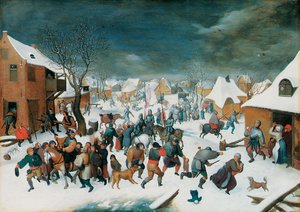 無実の虐殺、1605 作： Pieter Brueghel the Younger