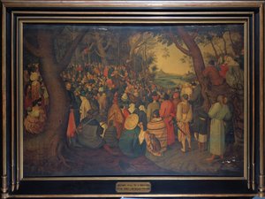 洗礼者ヨハネの説教 作： Pieter Brueghel the Younger