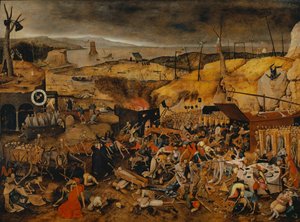 死の勝利、1608年頃 作： Pieter Brueghel the Younger