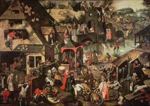 不明な画像 作： Pieter Brueghel the Younger