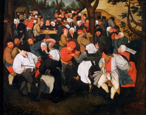 村の踊り、ピーター・ブリューゲル・ヤンガー (1564-1638) 作： Pieter the Younger Brueghel