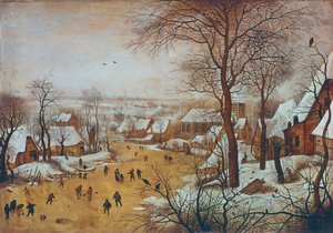 冬の風景 作： Pieter the Younger Brueghel