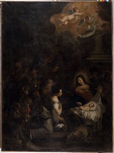 羊飼いたちの崇拝 作： Pieter van (after) Mol