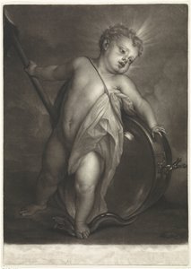 Christuskind als Salvatoreの前に 作： Pieter van Bleeck