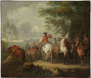 旅に出るキャバリアーズ 作： Pieter van Bloemen
