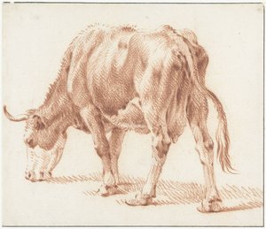 左に放牧牛 作： Pieter van Bloemen