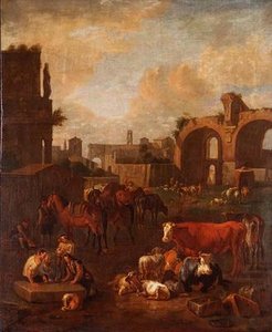 不明な画像 作： Pieter van Bloemen