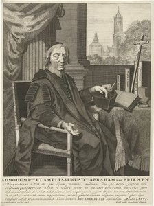 アブラハム・ヴァン・ブリーネン牧師の肖像 作： Pieter van Dijck