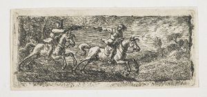 2人の騎士の戦い 作： Pieter van Laer