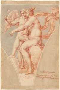 ヴィーナスとキューピッド（ラファエロの後） 作： Pieter van Lint