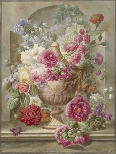 花と花瓶 作： Pieter van Loo