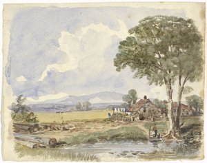 農場のある風景 作： Pieter van Loon