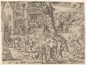 農民フェア ファーマーズ フェア (オブジェクトのタイトル) 作： Pieter van der Borcht (I) (attributed to)