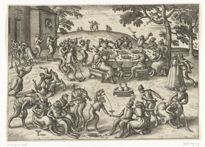 野外宴会 モンキーゲーム（シリーズタイトル） 作： Pieter van der Borcht (I)