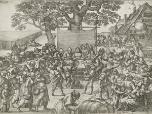 農家の結婚式 作： Pieter van der Borcht (I)