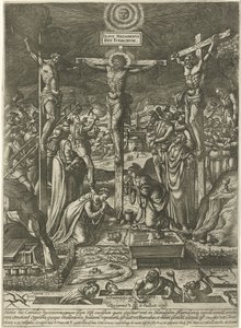 キリストの磔刑 作： Pieter van der Borcht (I)