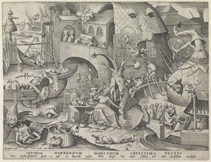 妬み Invidia (オブジェクトのタイトル) 七つの大罪（シリーズタイトル） 作： Pieter van der Heyden