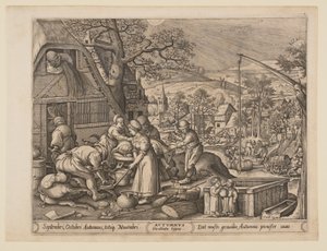 四季」より「秋 作： Pieter van der Heyden