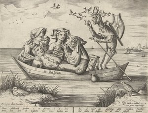 青い船 Bie blau schuijte (オブジェクトのタイトル) 作： Pieter van der Heyden