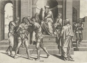 洗礼者ヨハネの捕獲 作： Pieter van der Heyden