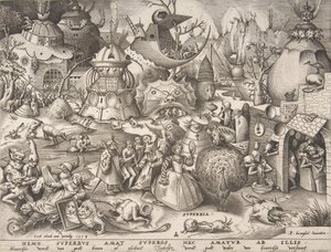 シリーズ「七つの大罪」のプライド スペルビア、1558 年。