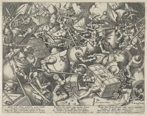 マネーバッグとマネーボックスの戦い 作： Pieter van der Heyden