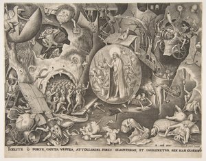 リンボへのキリストの降下、ca。 1561。 作： Pieter van der Heyden