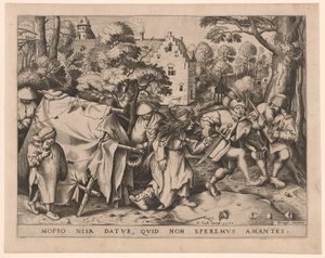 汚れた花嫁、あるいはモプサスとニサの結婚式 作： Pieter van der Heyden
