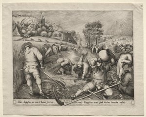 フォーシーズン：夏、1570。 作： Pieter van der Heyden