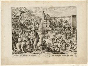 冬、四季より 作： Pieter van der Heyden