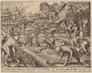 春 作： Pieter van der Heyden after Pieter Bruegel the Elder