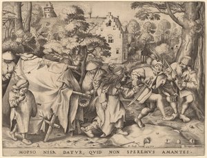 モプサスとニサの結婚式 作： Pieter van der Heyden after Pieter Bruegel the Elder