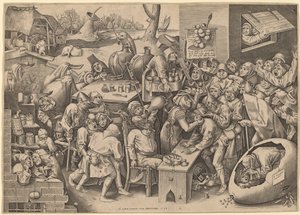 マレゲムの魔女 作： Pieter van der Heyden after Pieter Bruegel the Elder