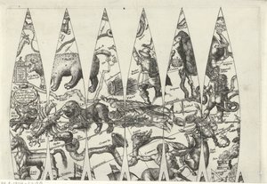 干支の一部の地図 作： Pieter van der Keere