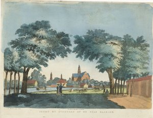 Overveen からのハーレムの眺め Haarlem の街の Overveen による Gezigt (オブジェクトのタイトル) 作： Pieter van der Meulen