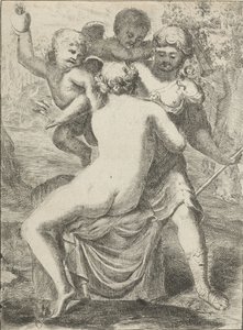 木星がカリストを誘惑する 作： Pieter van der Plas (II)