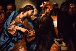 年貢の支払い 1650/60年頃 油彩・カンヴァス 作： Pietro (1605-78) Della Vecchia