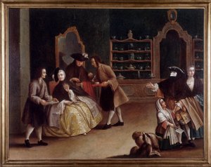喫茶店（絵画 作： Pietro (after) Longhi