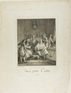 リトル・トワレ、Monument du Costume Physique et Morale de la fin du XVIIIe siècle より 作： Pietro Antonio Martini