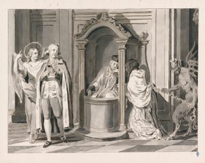 7つの秘跡からの告白または償い 作： Pietro Antonio Novelli