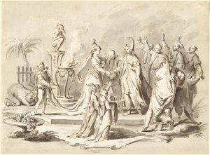 ヨーロッパと中国の結婚 作： Pietro Antonio Novelli