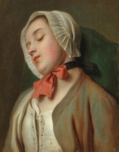 眠っている若い女性、18 世紀半ば。 作： Pietro Antonio Rotari