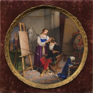 ラファエロとフォルナリーナ 作： Pietro Bagatti Valsecchi